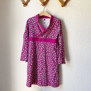 Tea Collection Pink Floral Dress Size 7